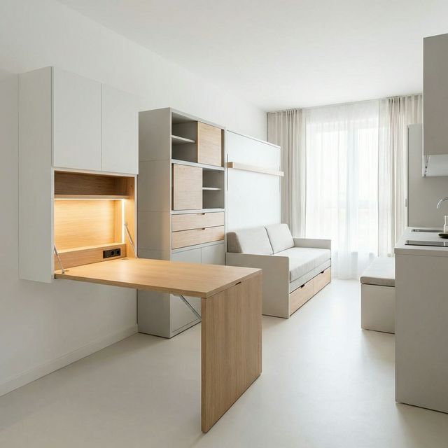 Küçük Evler İçin Akıllı Mobilya Çözümleri