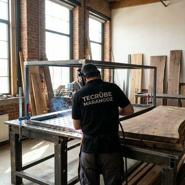 Çelik ve Ahşap Kombinasyonu: Modern Loft Stilde Endüstriyel Şıklık